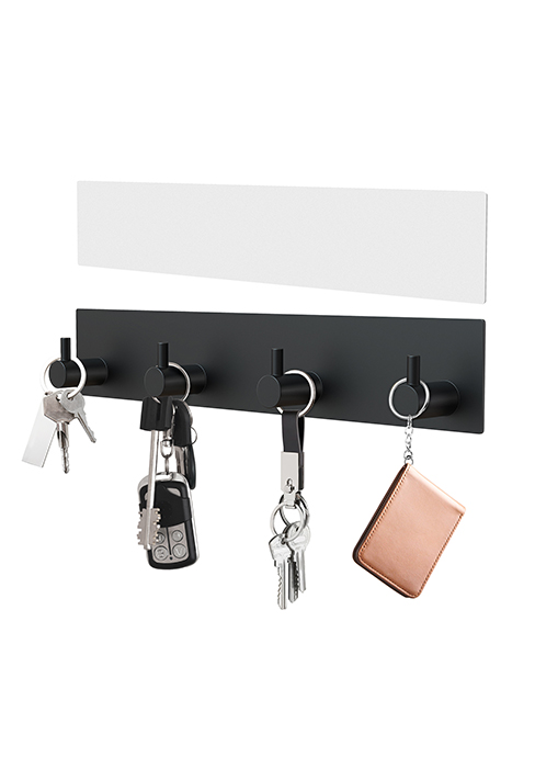 key hanger with 4 hooks