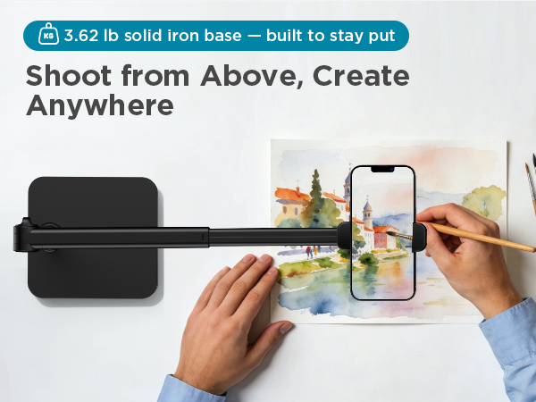 overhead phone stand