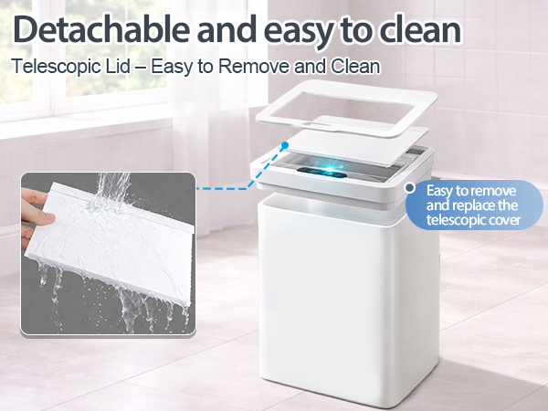 Rechargeable Motion Sensor Trash Can