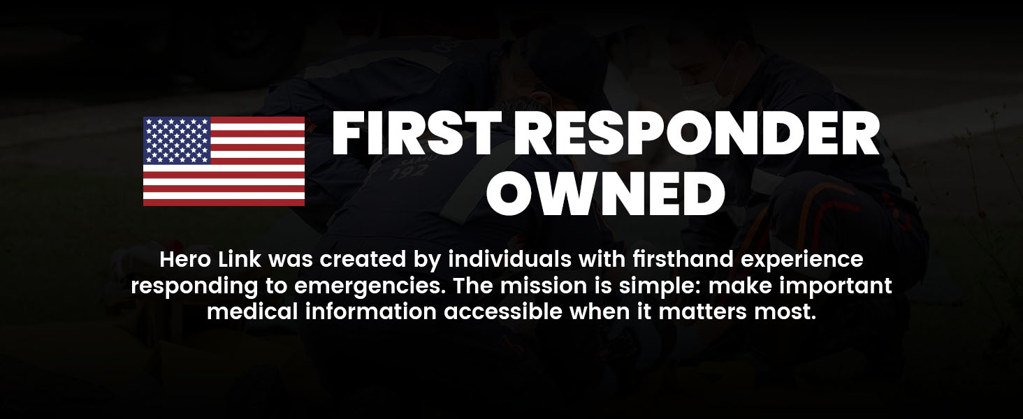 hero link emergency bracelet first responders scan