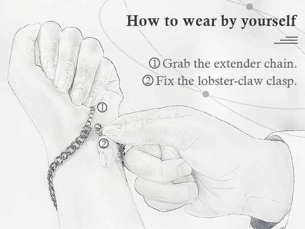 bracelet men silver