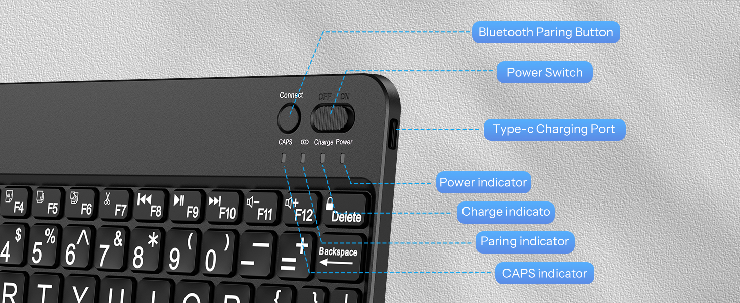 bluetooth keyboard for tablet