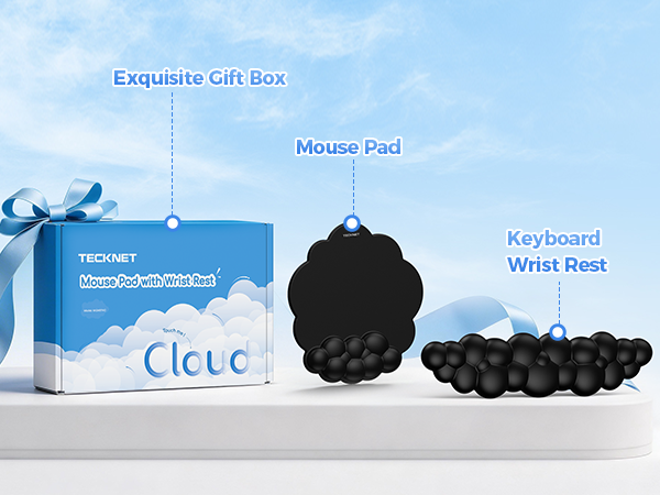 Cloud Wrist Rest &amp; Ergonomic Mouse Pad