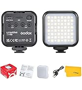 GODOX LED6Bi LED Video Light,Rechargeable Bi-Color Temperature LED Camera Light,Mini Fill-in Ligh...