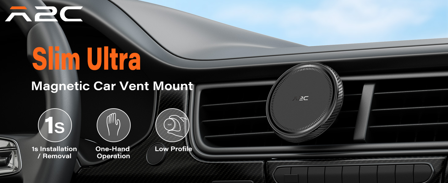 magnetic vent phone mount
