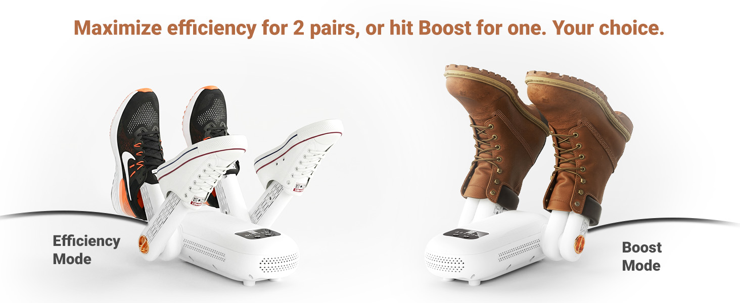 Maximize efficiency for 2 pairs, or hit Boost for one. Your choice.