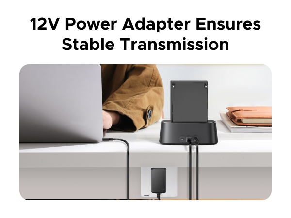 UGREEN USB 3.0 to SATA Dual-Bay HDD Hard Drive Docking Station for 2.5” &amp; 3.5” SATA HDD