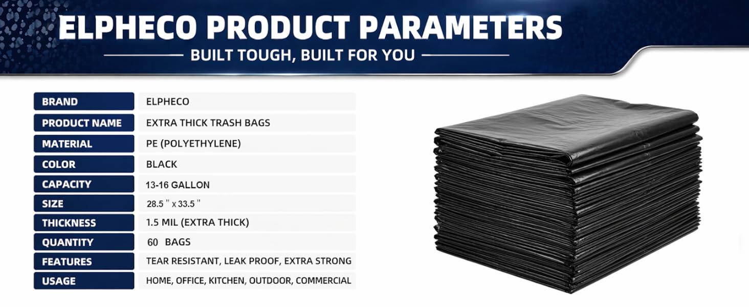 ELPHECO PRODUCT PARAMETERS