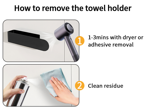 Self Adhesive Towel Racks for Bathroom