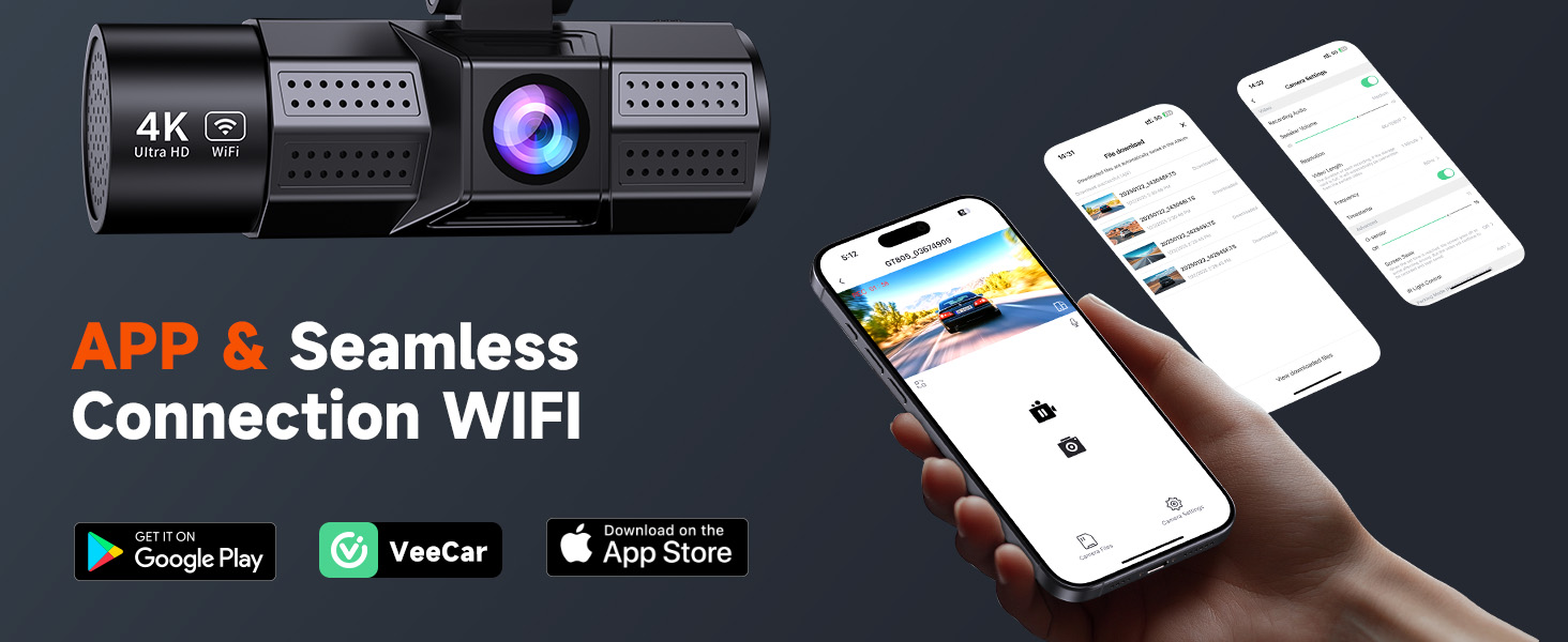 car camera front and rear