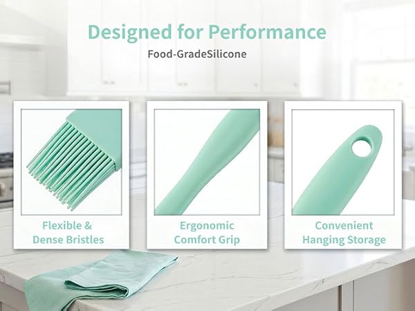 silicone basting brush
