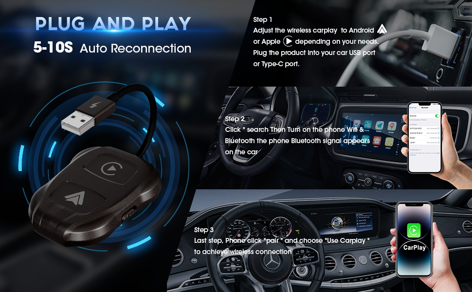 apple carplay wireless adapter