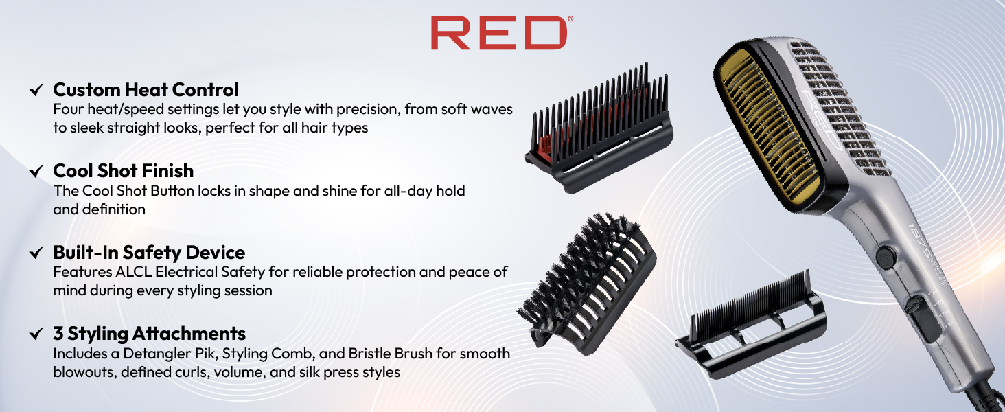RED by KISS 1875 Ceramic Ionic Hair Styler