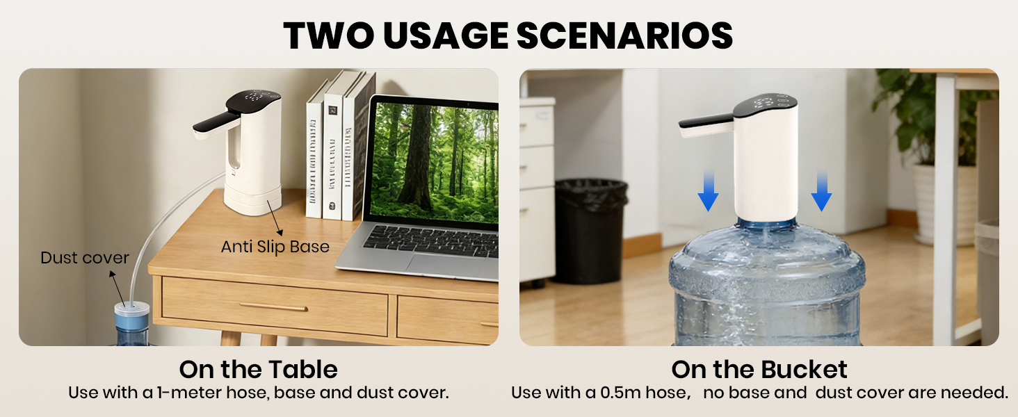 Different usage methods of water dispensers