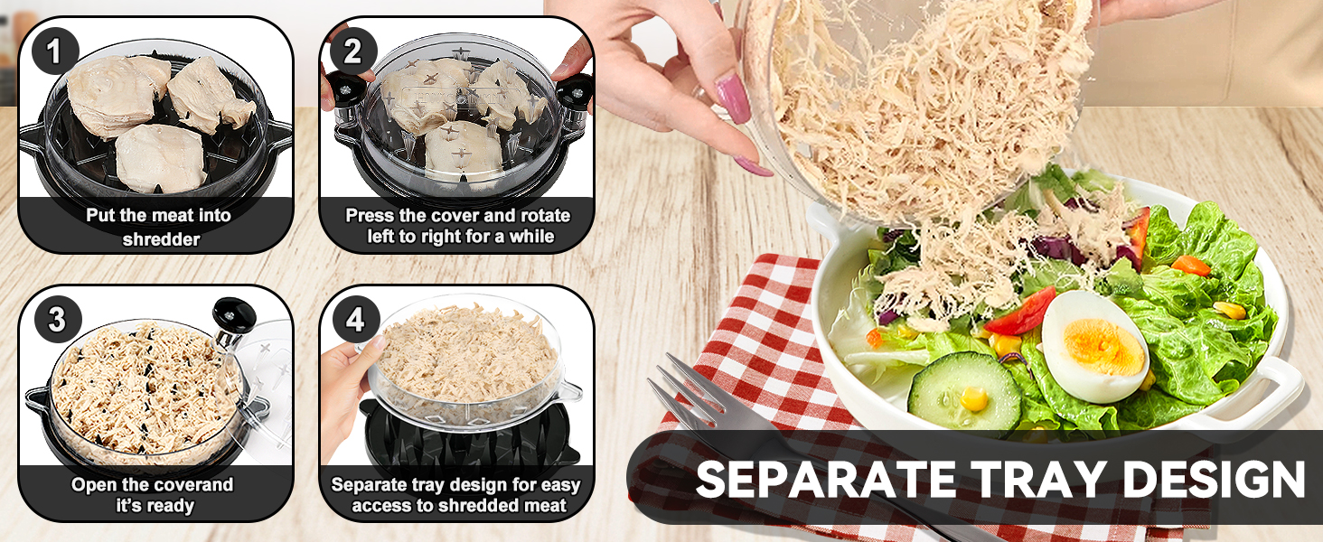 Chicken Breast Shredder