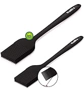 Walfos Silicone Basting Pastry Brush, Heat Resistant Pastry Brush Set, Strong Steel Core and One-...