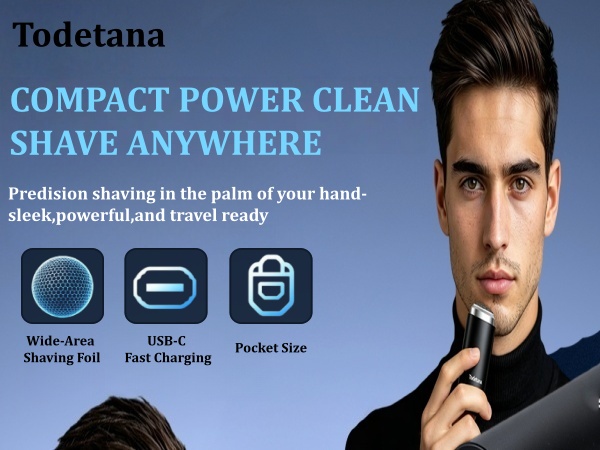 Todetana Mini Foil Shaver for Men