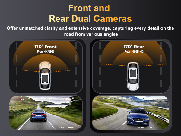dash cam front and rear
