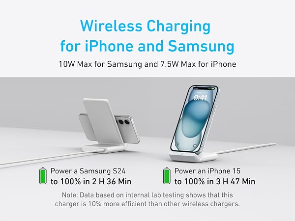wireless charging for iphone and samsung