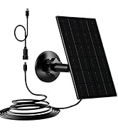 Zivif 4W USB Solar Panel, USB C Solar Panel for Security Camera, Solar Panel Charger for Recharge...