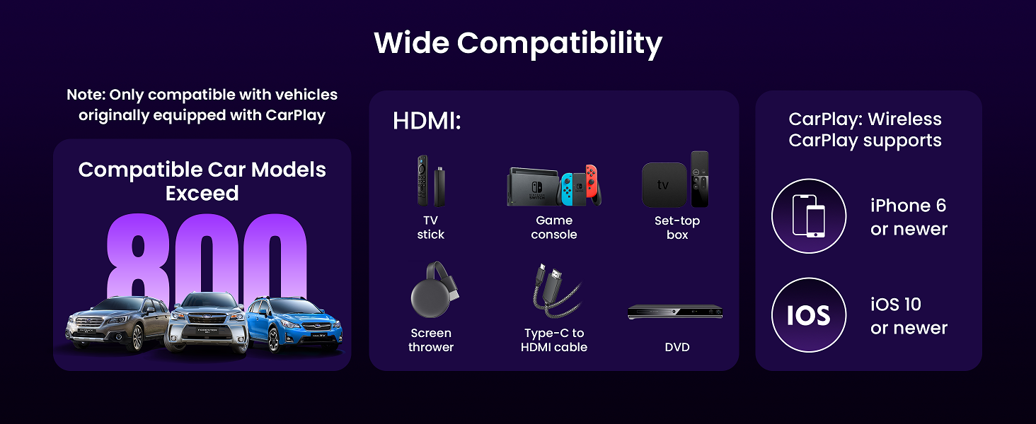 Wide Compatibility