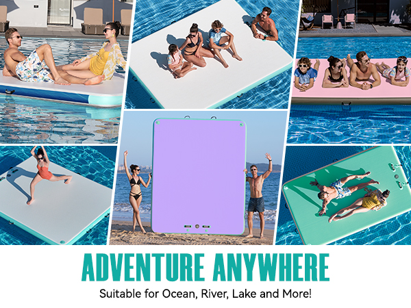 floating dock pad