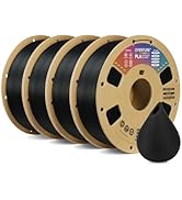 OVERTURE 4KG Bundle PLA Filament 1.75mm, Neatly Wound 3D Printer Filament 4 Pack 1kg Spool (2.2lb...