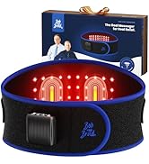 BOB AND BRAD ThermoRed Heating Pad Belt Massager for Lower Back Support, FSA Cordless Wearable Ne...