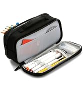 Vocuer Large Big Capacity Aesthetic Preppy Cute Special Pencil Case Organizer Pouch Bag with Hand...
