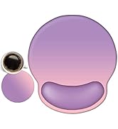 Dinky Ergonomic Mouse Pads, Cute Mouse Pad with Wrist Rest Support Gel, Non-Slip PU Base Mouse Ma...