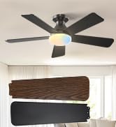 Amico 42 inch Smart Ceiling Fans with Lights, Small Low Profile Ceiling Fan, Remote/Alexa Voice C...