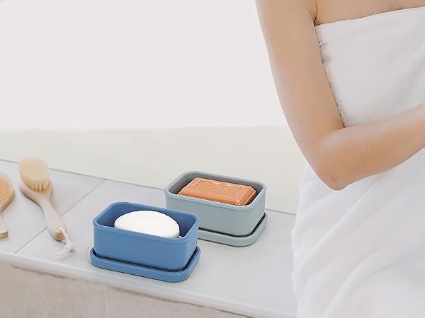 silicone travel soap case