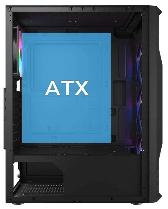 COUGAR MX110 RGB Mid-Tower ATX PC Case
