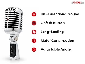 RTRO MIC CH BLK