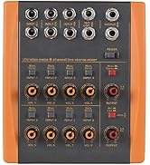 summina 8-Channel Mixing Console Ultra Low Noise 8 Channels Line Stereo Mixer Mono/Stereo Switchi...