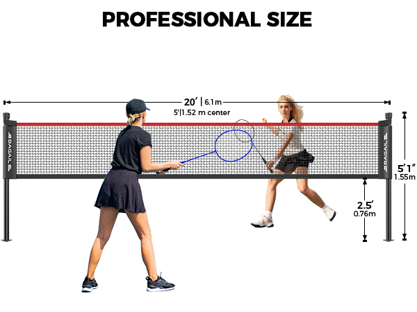 outdoor badminton net set backyard badminton net official size badminton net family sports equipment