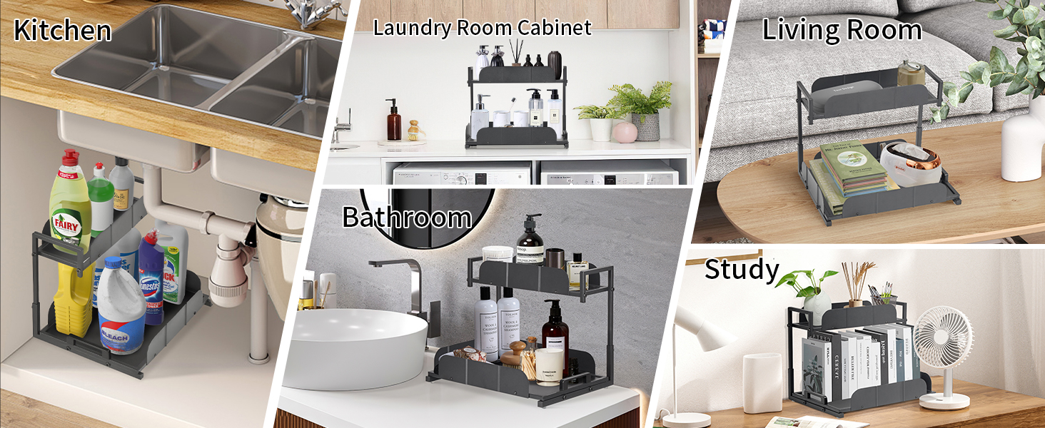 under sink organizers and storage