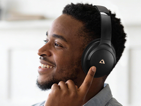 1Mii Y8+ Hybrid Noise Cancelling Headphones Bluetooth 6.0, Wireless LDAC Hi-Res Audio