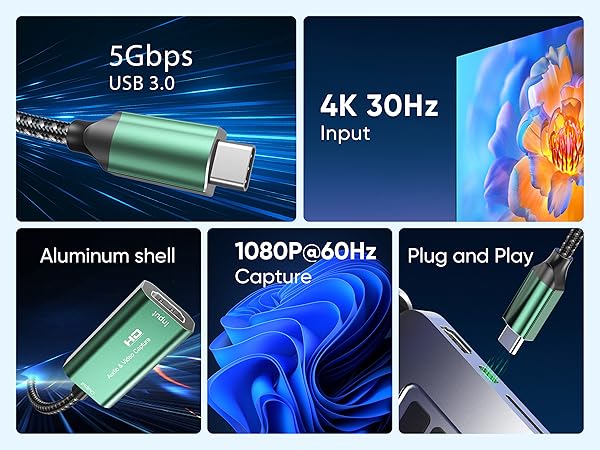 4K 30Hz video capture card