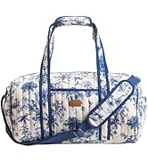Maison d'Hermine Travel Duffle bag Cotton Quilted bag Overnight Luggage Weekender Business Travel...