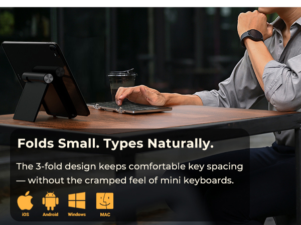 Foldable Bluetooth Keyboard