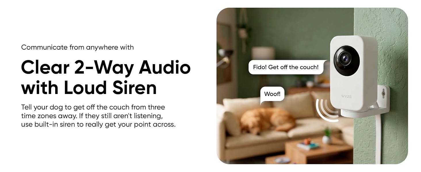 Wyze Indoor Cam Pan Two Way Audio