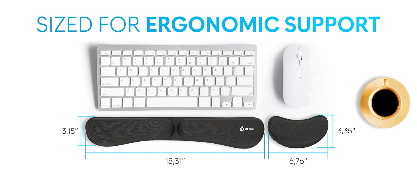 keyboard wrist rest computer pink desk accessories pc pad women mat mouse carpal tunnel arm set gel