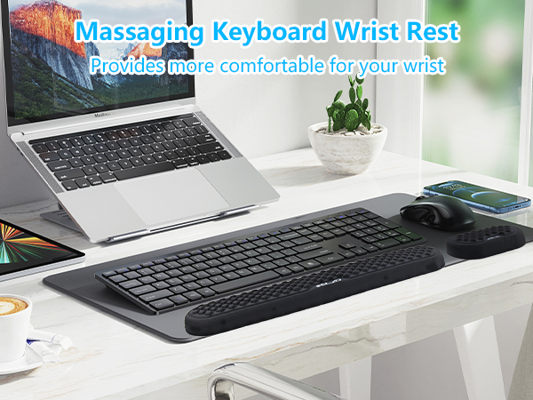 ELZO Wrist Rest for Keyboard and Mouse
