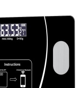 Black weight scale