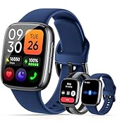 Quican Smart Watches for Men Women, 1.85" HD AMOLED Display, 2 Bands Included, Works with iPhone ...