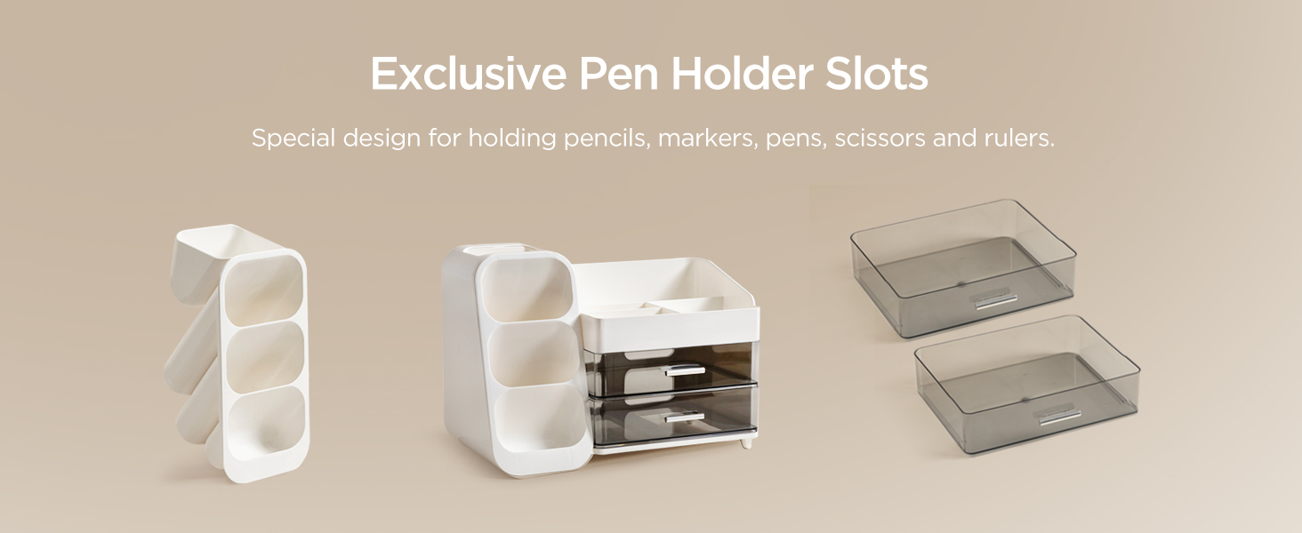 Exclusive Pen Holder Slots