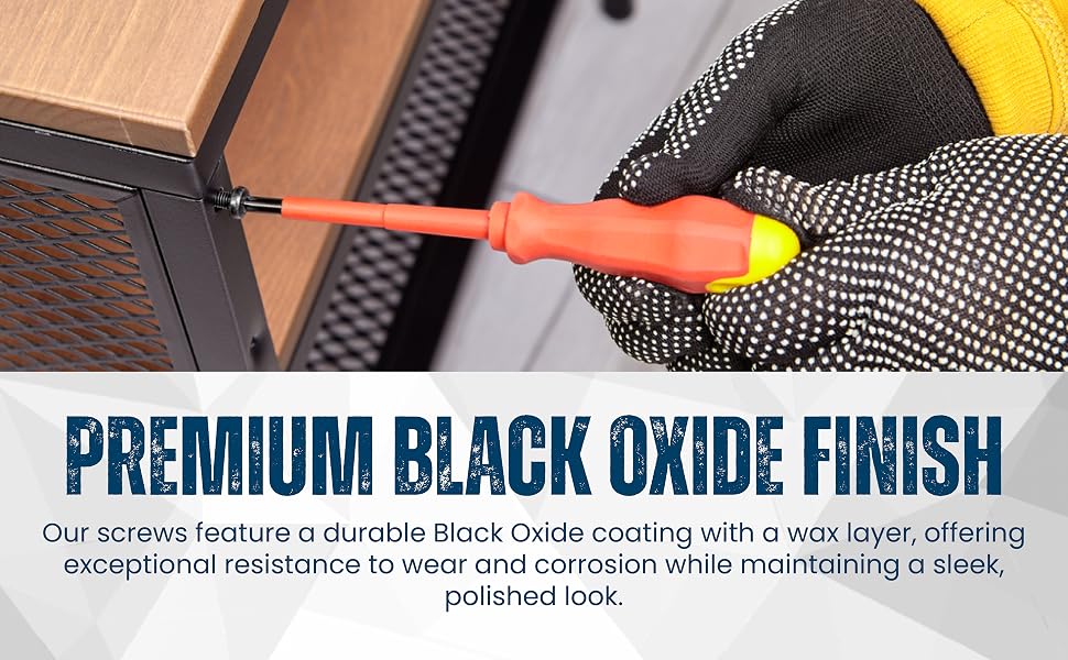 rackscrews rack mounting installation secure durable steel USA threading black oxide premium finish