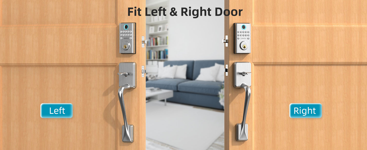 wifi front door lock set