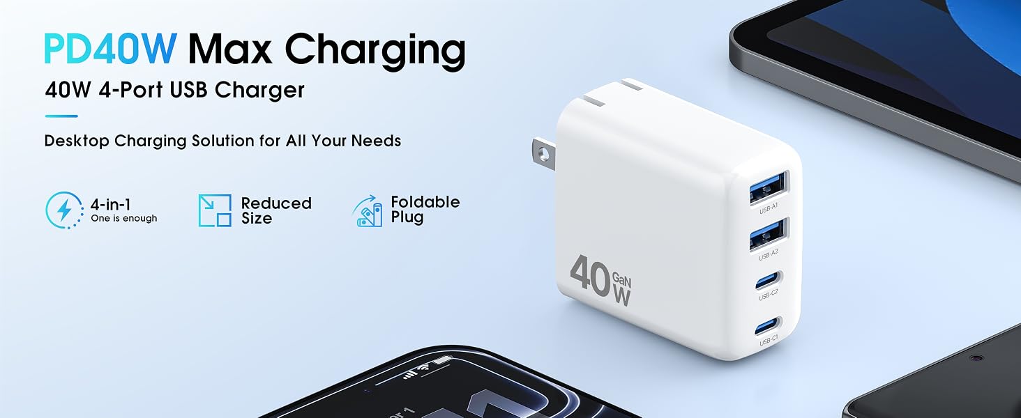 PD40W Max Charging